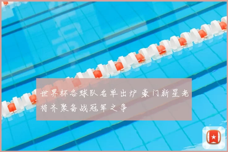 世界杯各球队名单出炉 豪门新星老将齐聚备战冠军之争