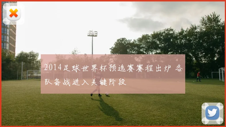 2014足球世界杯预选赛赛程出炉 各队备战进入关键阶段