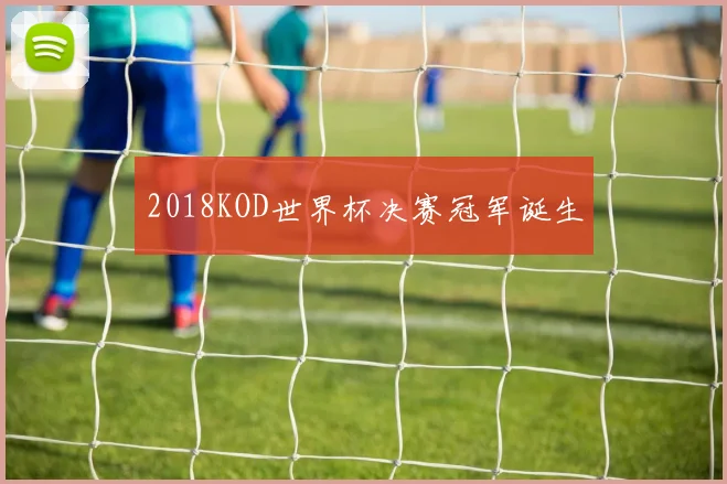2018KOD世界杯决赛冠军诞生